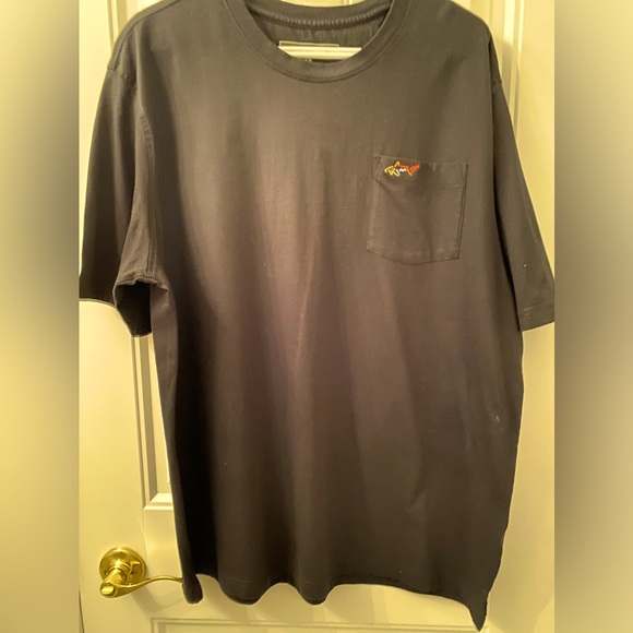 MEN’S SIZE XL GREG NORMAN T SHIRT IN BLACK - Slight mark on side - Picture 1 of 7